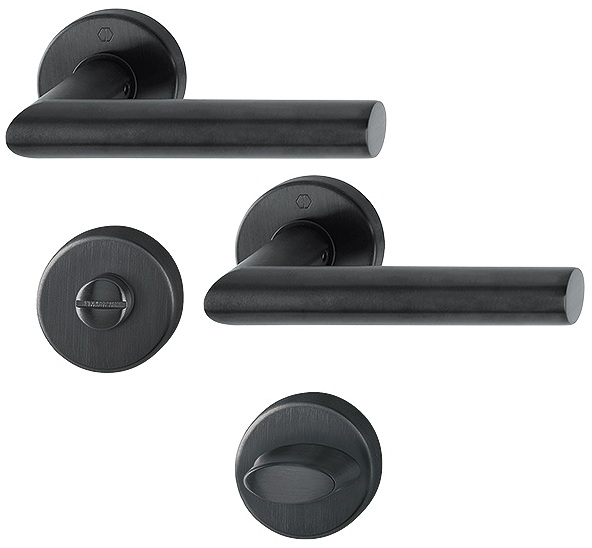 Barra Trazioni Porta Set Maniglia Per Porta In Acciaio Inox - Con - Foto 4