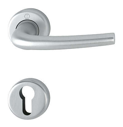 Foro Yale Alluminio Cromo Satinato Hoppe Maniglia Seattle Per Porte Interne