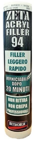 Sigillante Acrilico QUILINE Modello QUIACRIL 300 Finitura Bianco In Ca