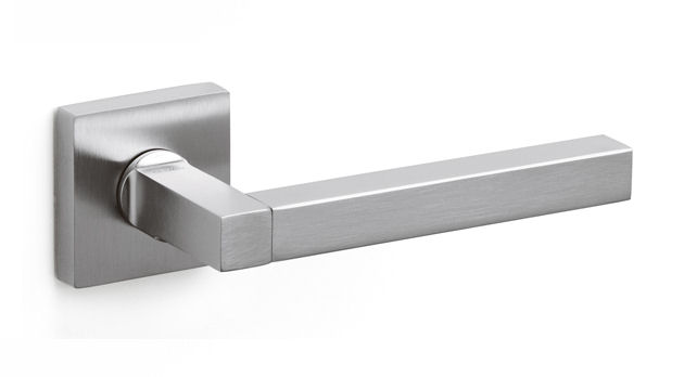 Maniglia A Rosetta Sendoa In Alluminio Nero - Per Porte Interne Ed Esterne