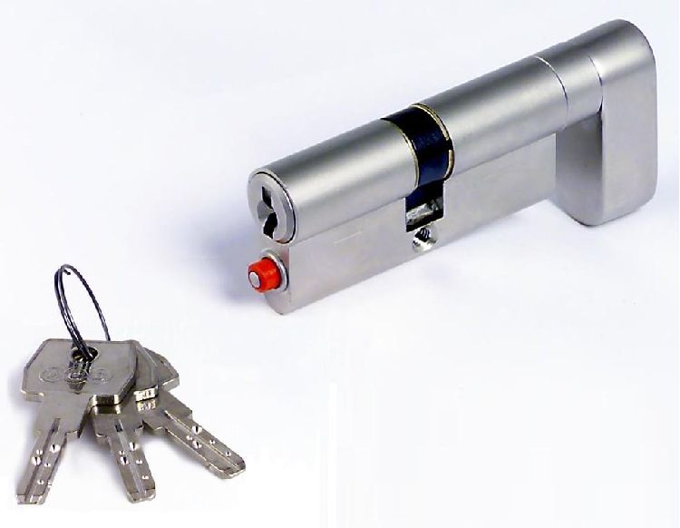 Chiave Per Serratura AGB Patent Numero 9 - Cromo Opaco, Apre Tutte Le Serrature AGB N.9