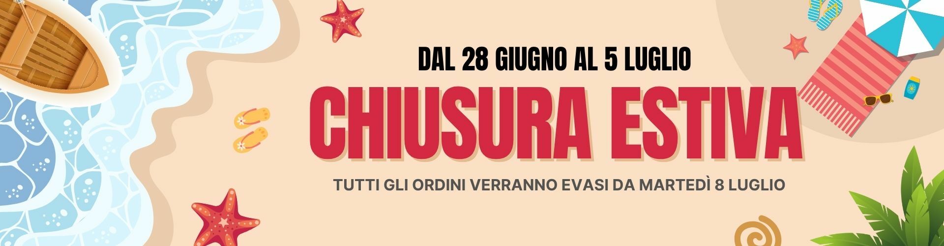 Chiusura estiva 2025